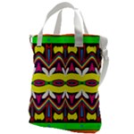 Colorful shapes                                               Canvas Messenger Bag