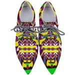 Colorful shapes                                                Women s Pointed Oxford Shoes