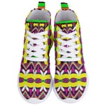 Colorful shapes                                                  Women s Lightweight High Top Sneakers