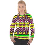 Colorful shapes                                                Women s Overhead Hoodie