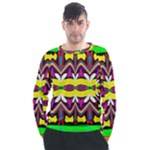 Colorful shapes                                                 Men s Long Sleeve Raglan Tee