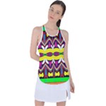 Colorful shapes                                                  Racer Back Mesh Tank Top