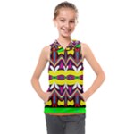 Colorful shapes                                                Kids  Sleeveless Hoodie