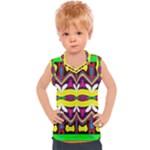 Colorful shapes                                                 Kids  Mesh Tank Top