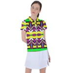 Colorful shapes                                                  Women s Polo Tee