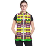 Colorful shapes                                                  Women s Puffer Vest