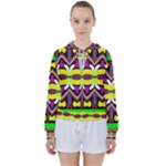 Colorful shapes                                                  Women s Tie Up Sweat