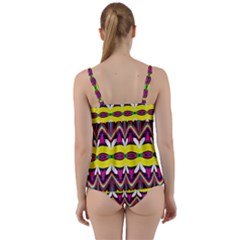 Twist Front Tankini Set 