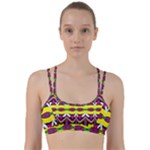 Colorful shapes                                                      Line Them Up Sports Bra