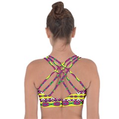 Cross String Back Sports Bra 