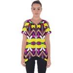 Colorful shapes                                                  Cut Out Side Drop Tee