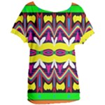 Colorful shapes                                                 Women s Oversized Tee