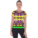 Colorful shapes                                                  Short Sleeve Sports Top