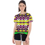 Colorful shapes                                                  Open Back Sport Tee