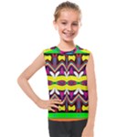 Colorful shapes                                                   Kids  Mesh Tank Top