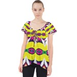 Colorful shapes                                                 Lace Front Dolly Top