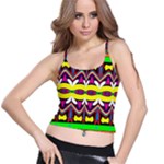 Colorful shapes                                                   Women s Spaghetti Strap Bra Top