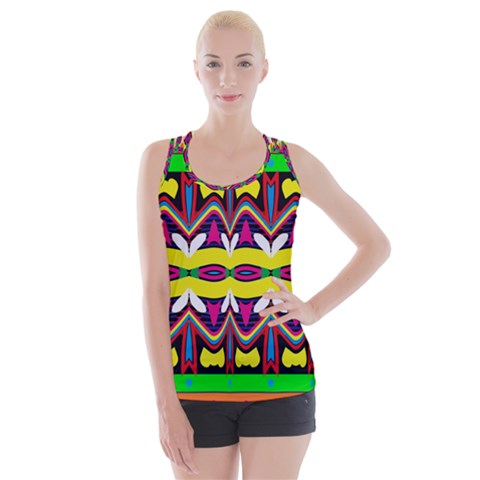 Colorful shapes                                                  Criss cross Back Tank Top from ArtsNow.com