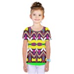 Colorful shapes                                                    Kids  One Piece Tee