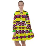 Colorful shapes                                                     All Frills Chiffon Dress