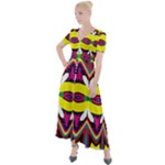 Colorful shapes                                                      Button Up Short Sleeve Maxi Dress