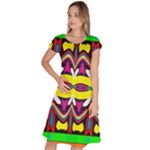 Colorful shapes                                                     Classic Short Sleeve Dress