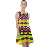 Colorful shapes                                                      Frill Swing Dress