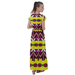 Flutter Sleeve Maxi Dress 