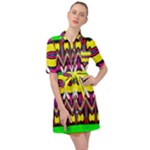 Colorful shapes                                                      Belted Shirt Dress