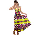 Colorful shapes                                                    Backless Maxi Beach Dress