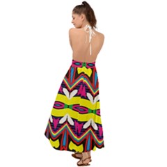 Backless Maxi Beach Dress 