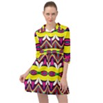 Colorful shapes                                                     Mini Skater Shirt Dress