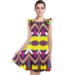 Colorful shapes                                                     Tie Up Tunic Dress