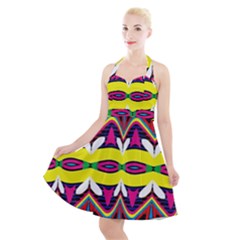 Halter Party Swing Dress  