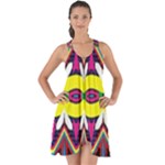 Colorful shapes                                                      Show Some Back Chiffon Dress