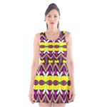 Colorful shapes                                                   Scoop Neck Skater Dress