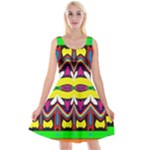 Colorful shapes                                                        Reversible Velvet Sleeveless Dress