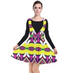 Colorful shapes                                                 Plunge Pinafore Dress