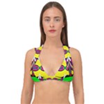 Colorful shapes                                                Double Strap Halter Bikini Top