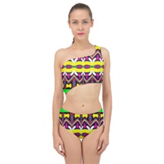 Spliced Up Two Piece Swimsuit 