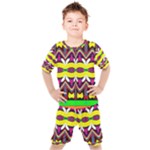 Colorful shapes                                                Kids  Tee and Shorts Set