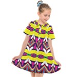 Colorful shapes                                                Kids  Short Sleeve Shirt Dress