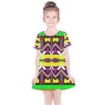 Colorful shapes                                                  Kids  Simple Cotton Dress