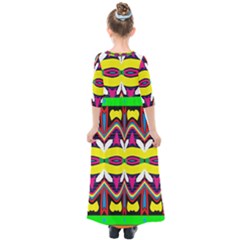 Kids  Quarter Sleeve Maxi Dress 