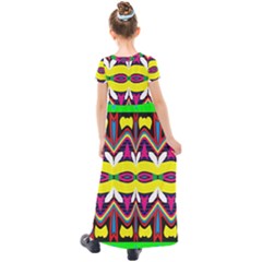 Kids  Short Sleeve Maxi Dress 