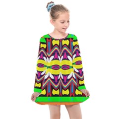 Kids  Long Sleeve Dress 