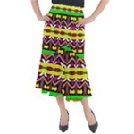 Colorful shapes                                                       Midi Mermaid Skirt