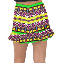 Fishtail Mini Chiffon Skirt 