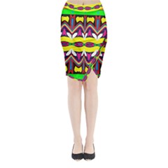 Colorful shapes                                                  Midi Wrap Pencil Skirt from ArtsNow.com