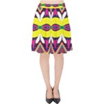 Colorful shapes                                                  Velvet High Waist Skirt